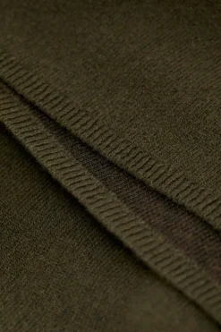 Closed A-line knitted skirt Ver green Hot