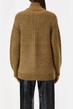 Closed Alpaca mix cardigan Tullamore brown New