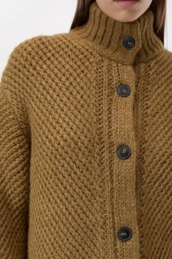 Closed Alpaca mix cardigan Tullamore brown New
