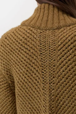 Closed Alpaca mix cardigan Tullamore brown New