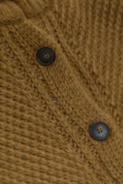 Closed Alpaca mix cardigan Tullamore brown New