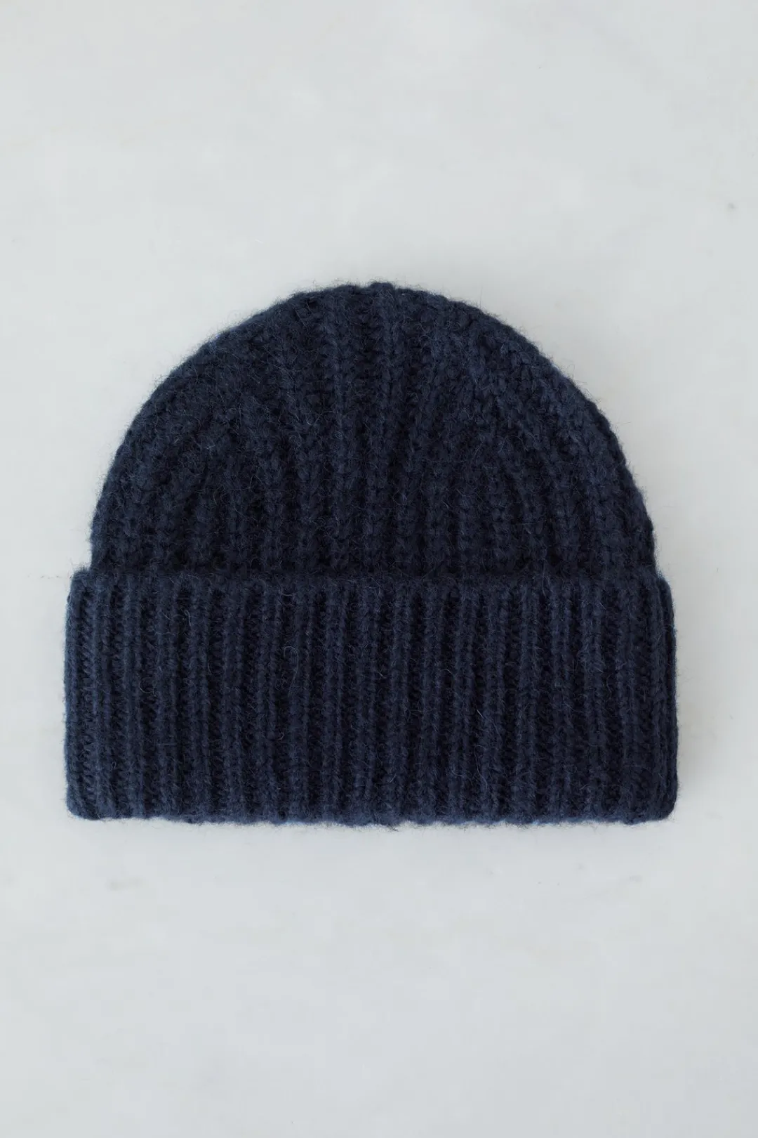 Closed Alpaca Mix Hat Dark night