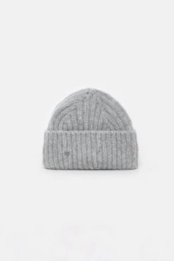 Closed Alpaca Mix Hat Light grey melange