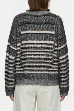 Closed Alpaca mix jacquard jumper Multi colour Clearance