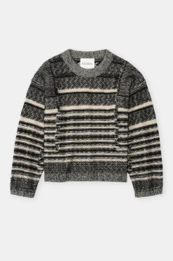Closed Alpaca mix jacquard jumper Multi colour Clearance