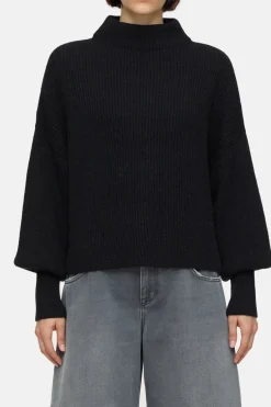 Closed Alpaca mix jumper Black Outlet