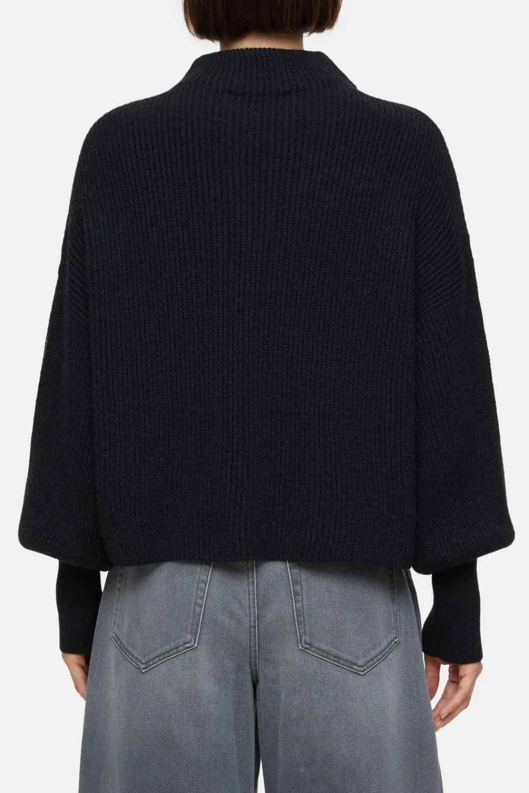 Closed Alpaca mix jumper Black Outlet