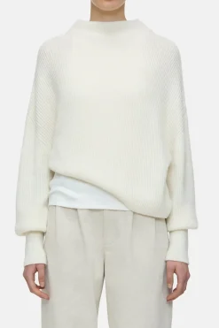 Closed Alpaca mix jumper Ivory Outlet