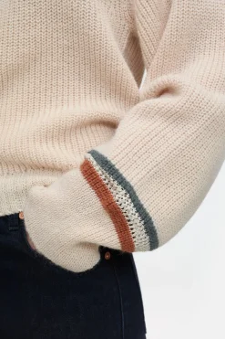 Closed Alpaca mix jumper Albicocca Hot