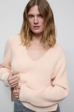 Closed Alpaca mix jumper Albicocca Discount
