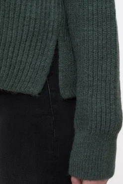 Closed Alpaca mix jumper Pini green Outlet