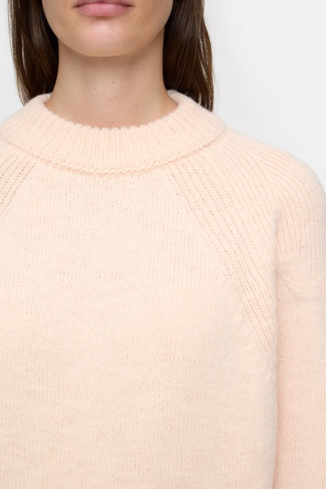 Closed Alpaca mix jumper Albicocca Sale