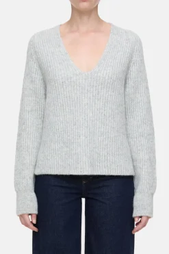 Closed Alpaca mix jumper Light grey melange