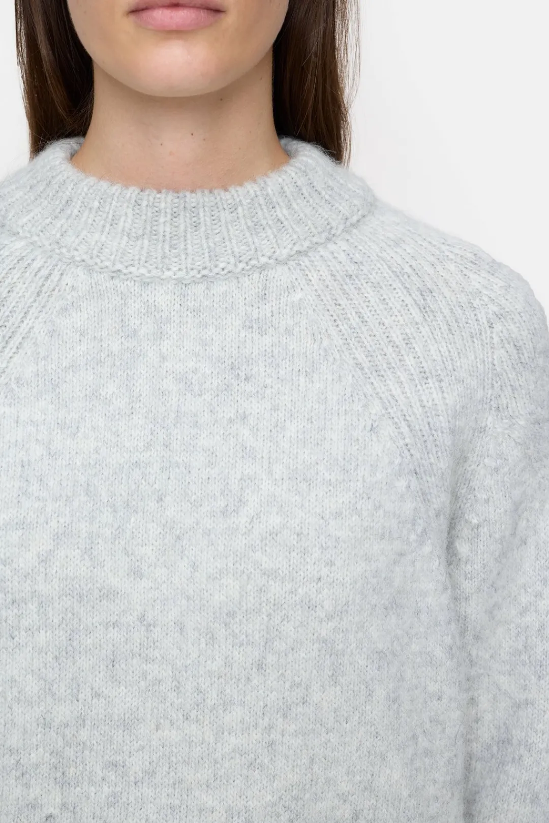 Closed Alpaca mix jumper Light grey melange