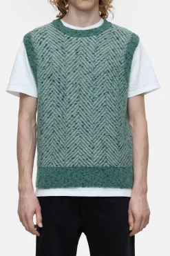 Closed Alpaca mix jumper Eucalyptus Sale