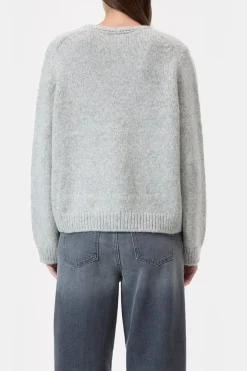 Closed Alpaca mix jumper Light grey melange Hot