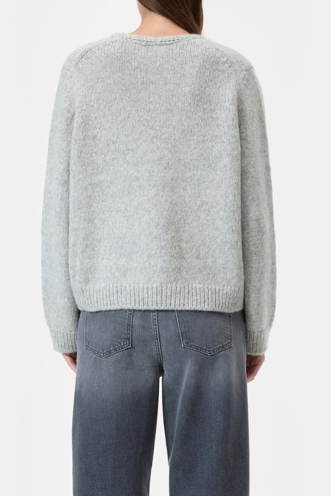 Closed Alpaca mix jumper Light grey melange Hot