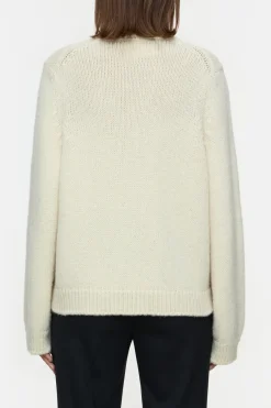 Closed Alpaca mix jumper Ivory Clearance