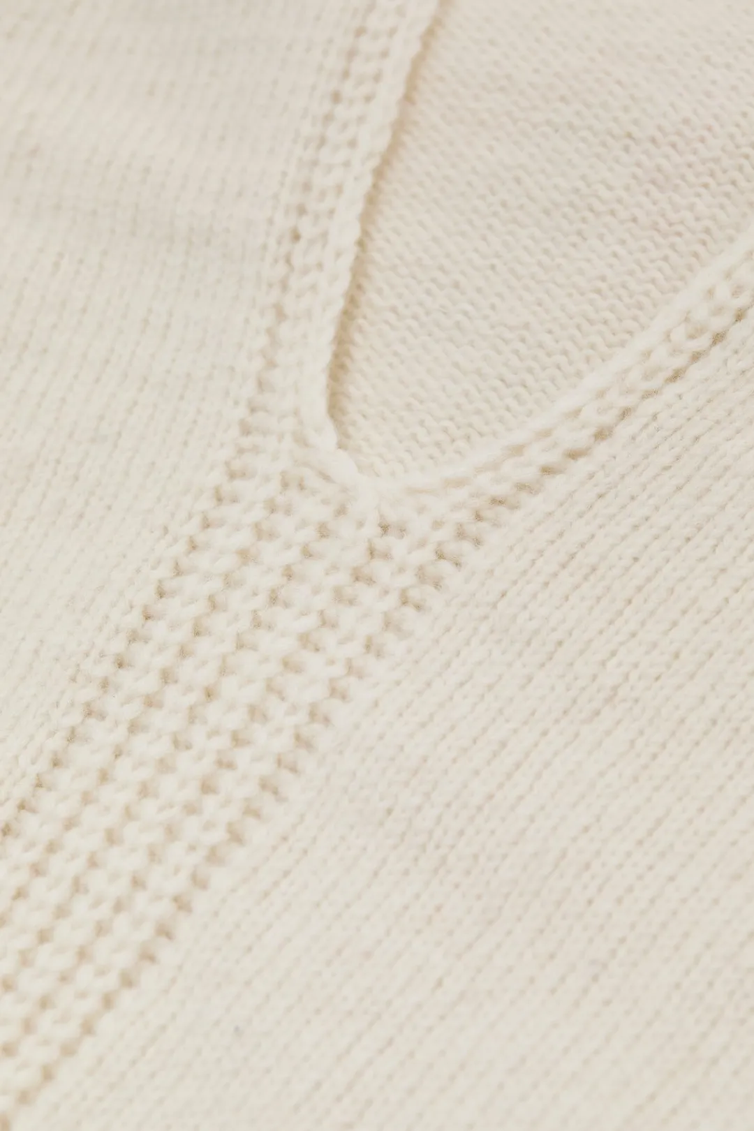 Closed Alpaca mix jumper Ivory Clearance