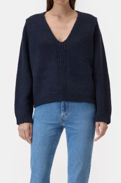 Closed Alpaca mix jumper Dark night Online