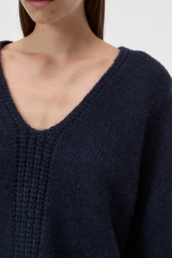Closed Alpaca mix jumper Dark night Online