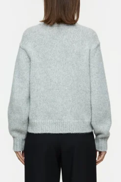 Closed Alpaca mix jumper Light grey melange Best