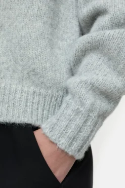 Closed Alpaca mix jumper Light grey melange Best