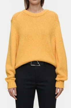 Closed Alpaca mix jumper Irish orange Clearance