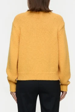 Closed Alpaca mix jumper Irish orange Clearance