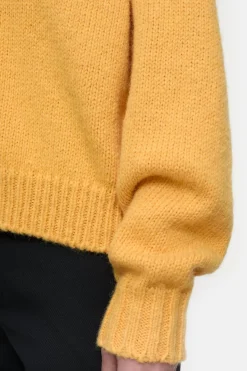 Closed Alpaca mix jumper Irish orange Clearance