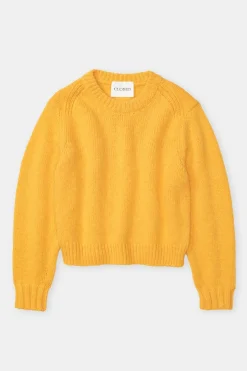 Closed Alpaca mix jumper Irish orange Clearance