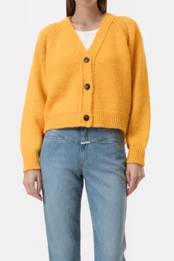 Closed Alpaca-mix cardigan Irish orange Online