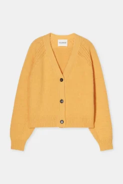 Closed Alpaca-mix cardigan Irish orange Online