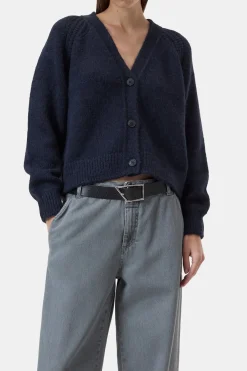 Closed Alpaca-mix cardigan Dark night Discount