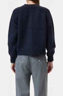 Closed Alpaca-mix cardigan Dark night Discount