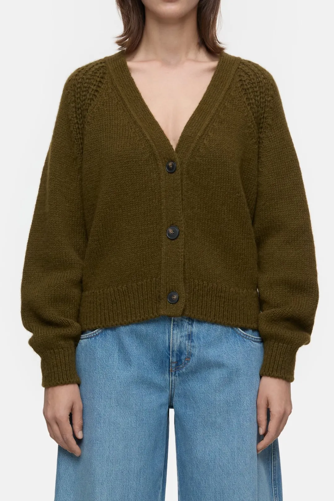 Closed Alpaca-mix cardigan Ver green Hot