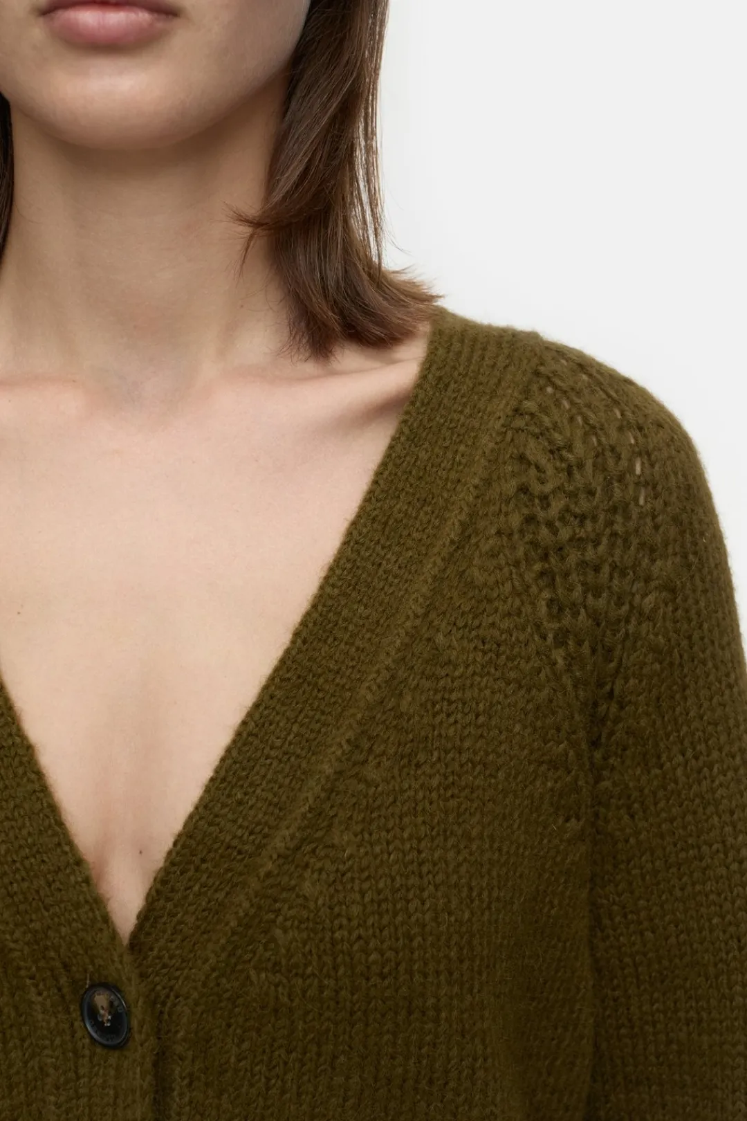 Closed Alpaca-mix cardigan Ver green Hot