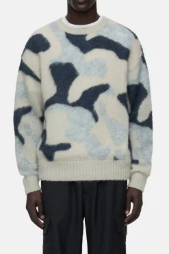 Closed Alpaca-wool-mix jumper fog melange Outlet
