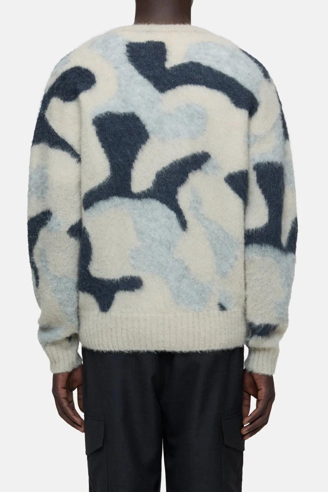 Closed Alpaca-wool-mix jumper fog melange Outlet