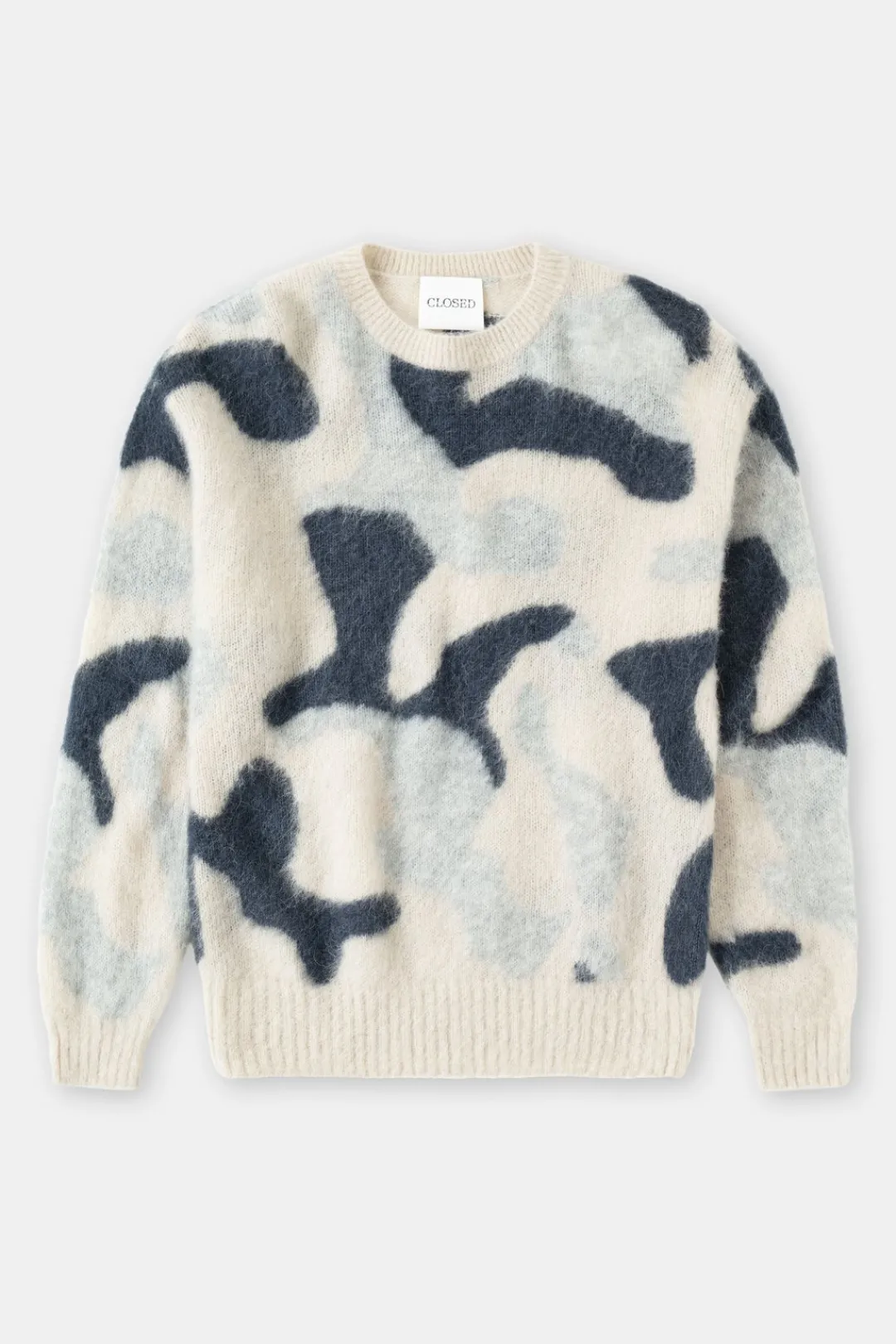 Closed Alpaca-wool-mix jumper fog melange Outlet