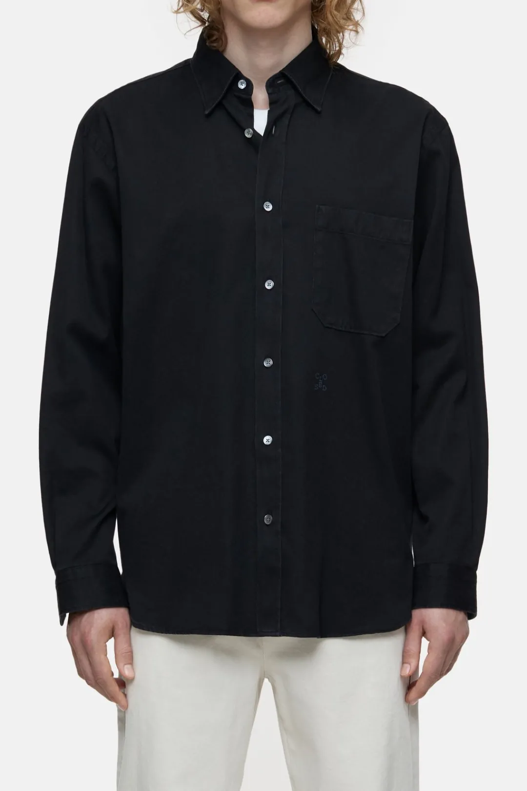 Closed Army shirt Shadow blue Discount