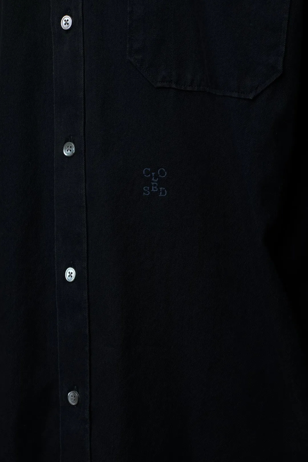 Closed Army shirt Shadow blue Discount