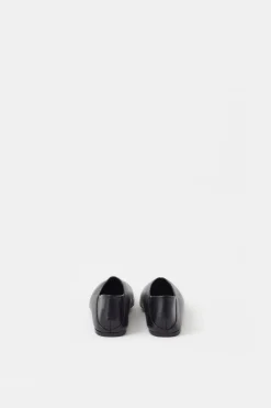 Closed Ballet Flats made of leather Black Best