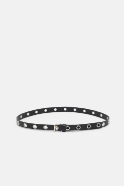 Closed Belt with studs Black Outlet