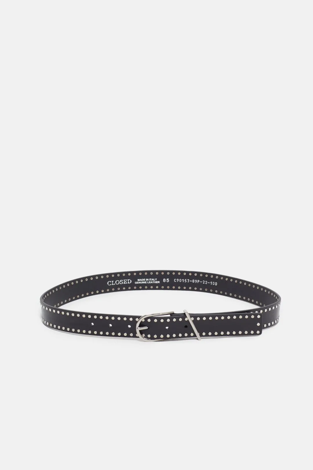 Closed Belt with studs Black Clearance