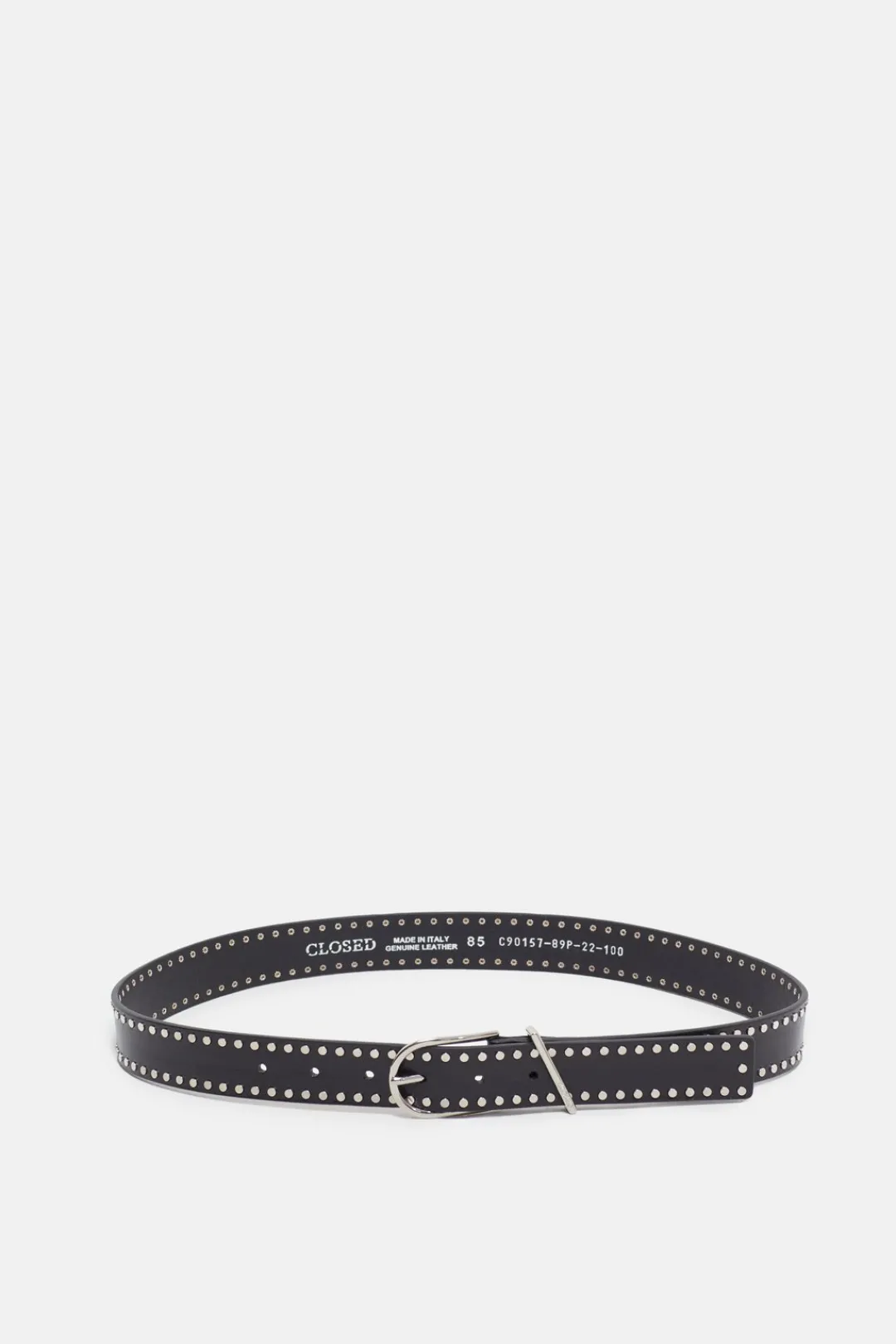 Closed Belt with studs Black Clearance
