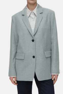 Closed Blazer - Style Name Lola Light grey melange Outlet