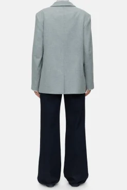 Closed Blazer - Style Name Lola Light grey melange Outlet