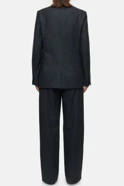 Closed Blazer in virgin wool mix Dark grey melange Best