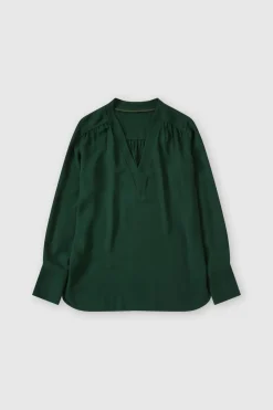 Closed Blouse fern green Outlet